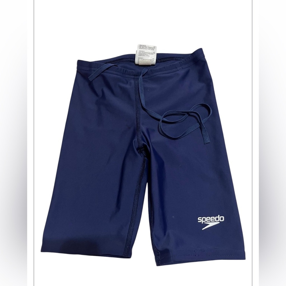 (5)Speedo kids  Navy Swim Shorts